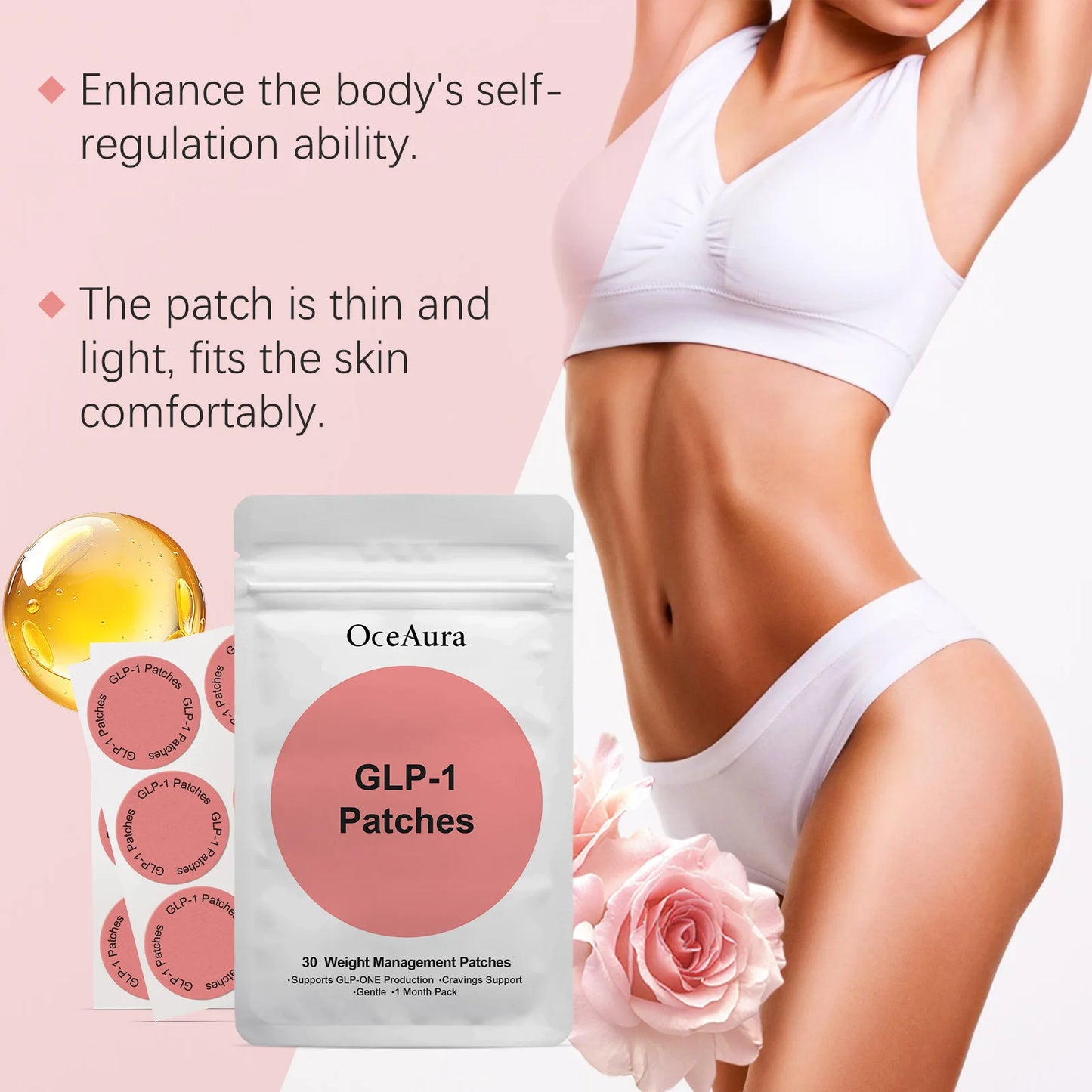 Body Shaping Patches Slimming Burning Fat Improve Stomach Belly Tighten Detox Suppressing Appetite Lose Weight Management Tools