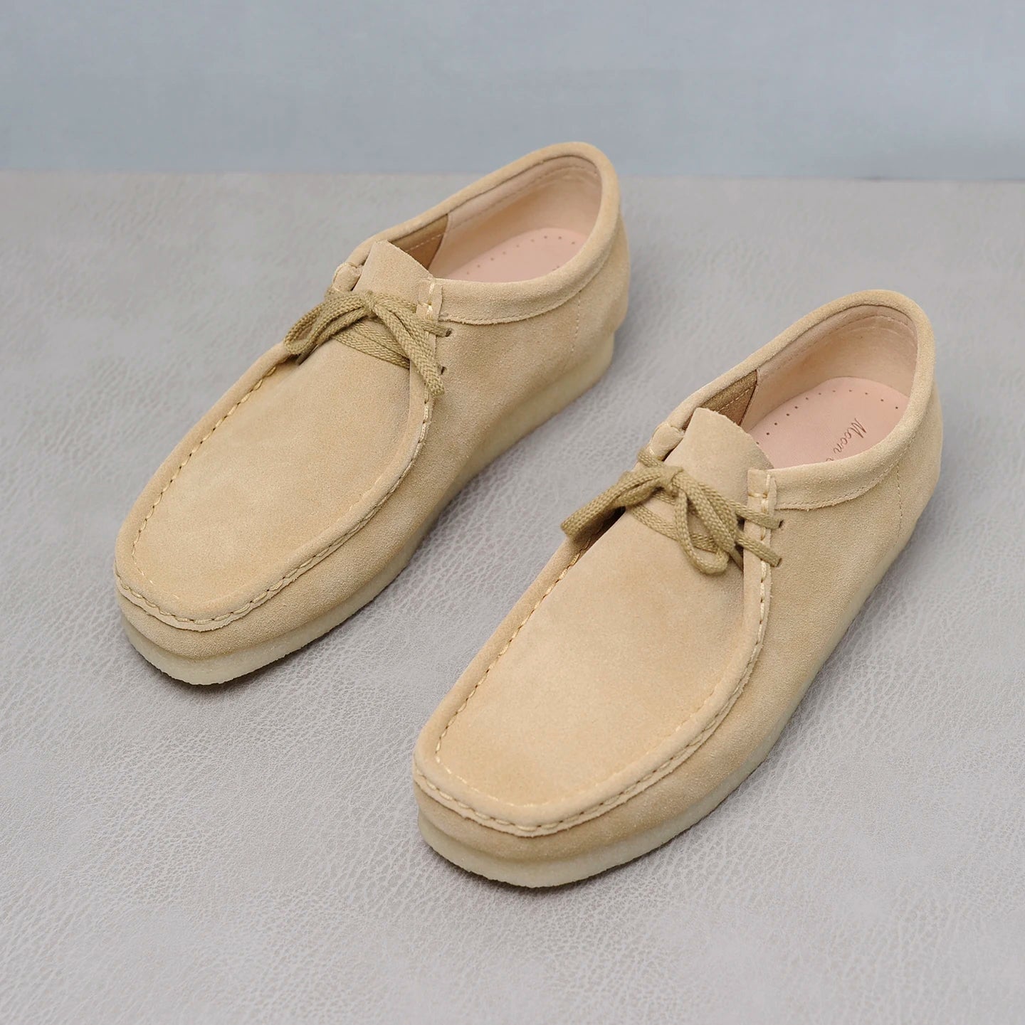 Men's Low-Top Kangaroo oes Genuine Leather Suede Cowhide Retro Casual oes Leather oes Original Wallabee Faionable Moo...