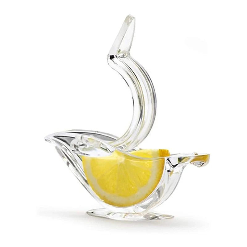3/2/1PC Kitchen Home Slip Tool Press Squeeze Fruit Mini Manual Juicer Bird Shape Transparent Portable Orange Lemon Manual Juicer