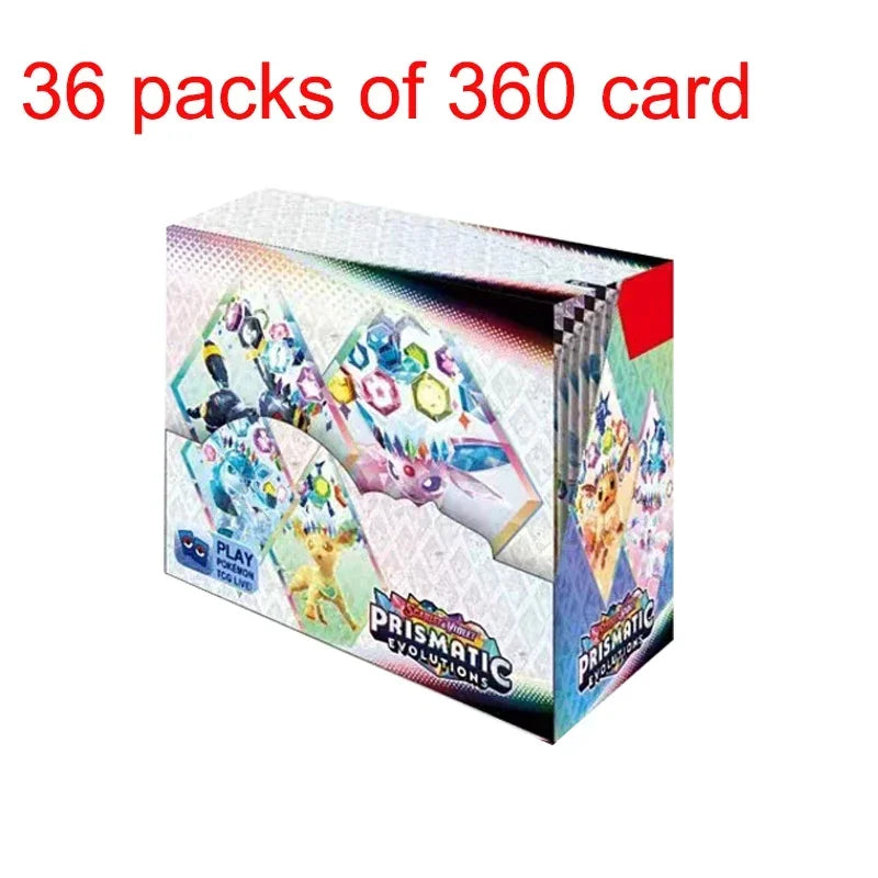30/360 Pcs/Set Pokemon Card Brilliant Stars 151 Prismatic Evolutions PALDEAN FATES English Booster Battle Transaction Card.