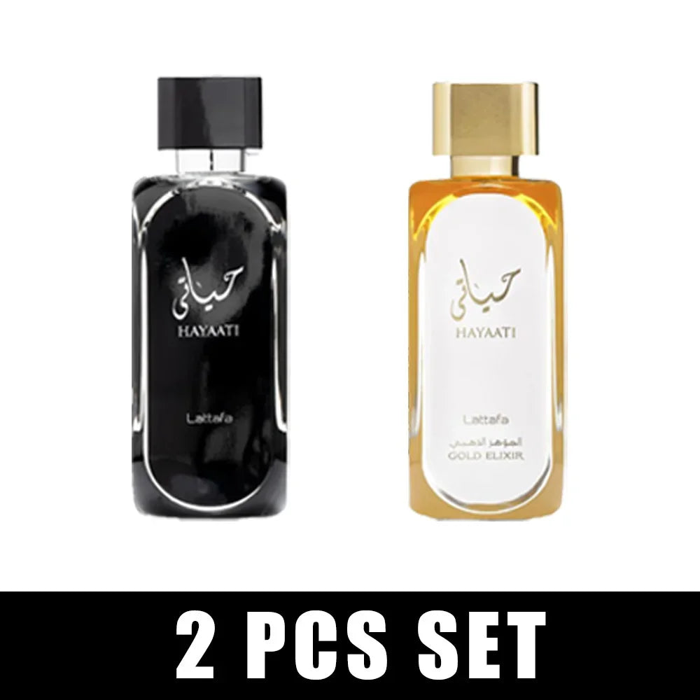 Original Perfumes Hayaati Black 100ml High Quality Unisex Cologne Pheromone Lasting Fruity Smell Woody Eau De Parfum Spray Gifts