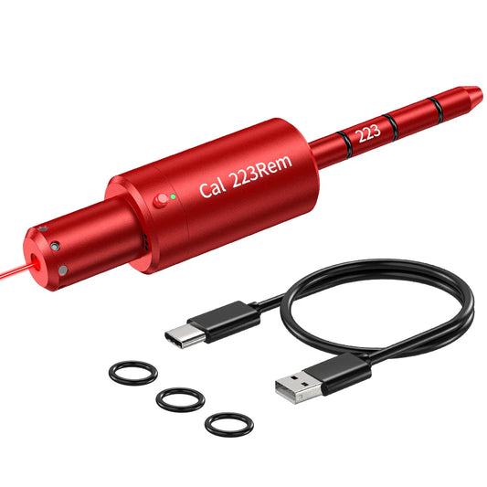 223REM dual-purpose magnetic suction laser training bullet, red dot laser training bullet, dry powder laser training bullet