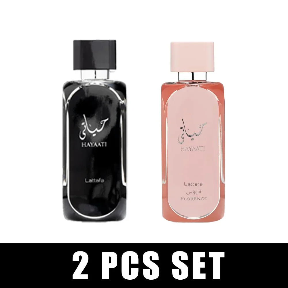 Original Perfumes Hayaati Black 100ml High Quality Unisex Cologne Pheromone Lasting Fruity Smell Woody Eau De Parfum Spray Gifts